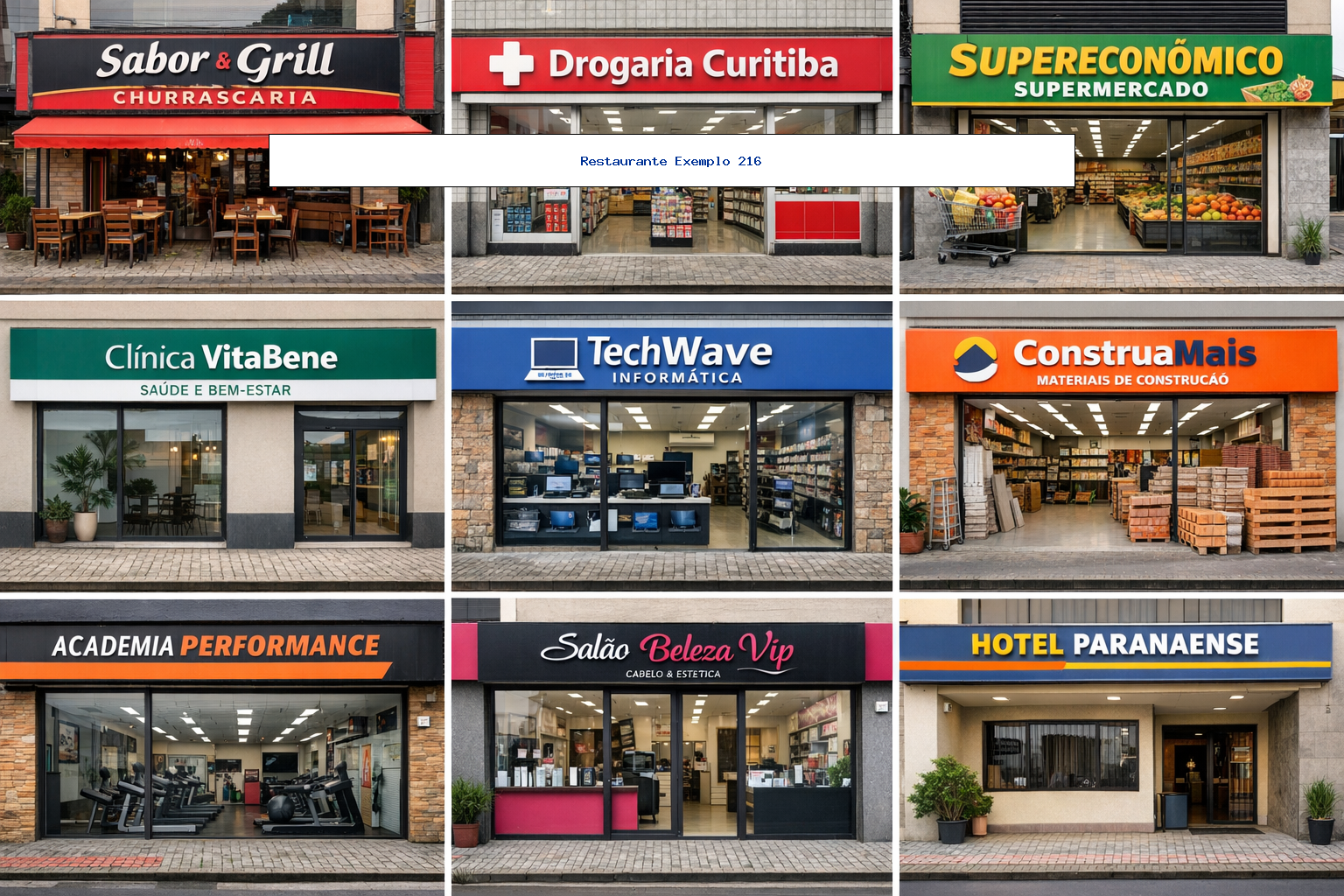 Restaurante Exemplo 216